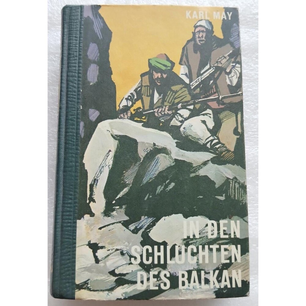Karl May In den Schluchten des Balkan 1952 German Adventure Novel Illustrated HC